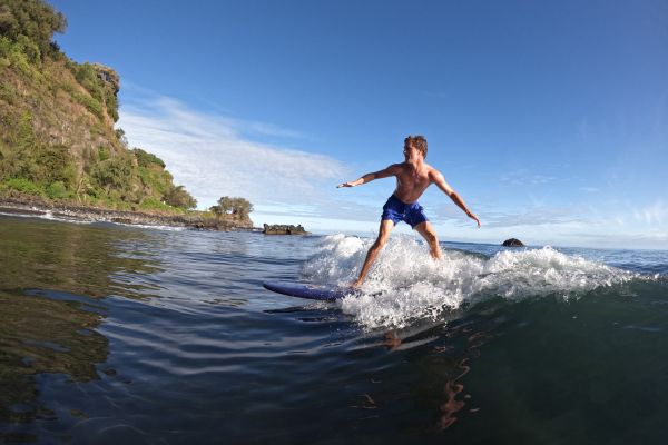 Surf lesson - Tahiti