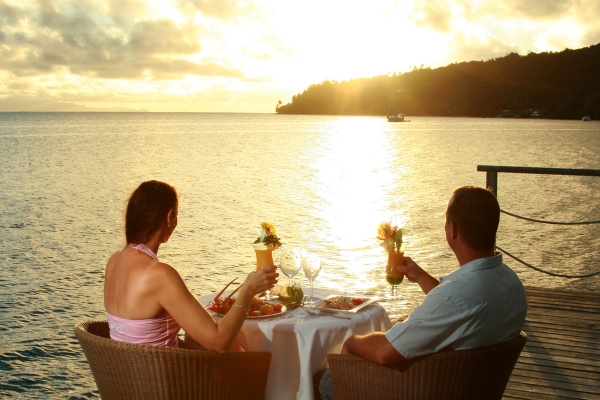 Hôtel Le Mahana - Sunset at Le Mahana