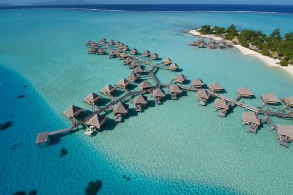 Intercontinental Bora Bora Le Moana Resort - Aerial view