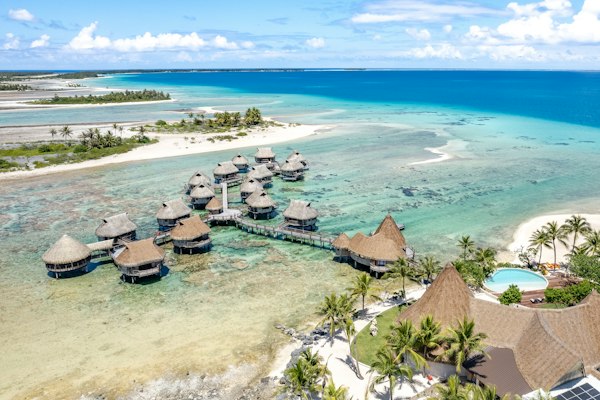 Le Tikehau by Pearl Resorts - Aerial view of the resort