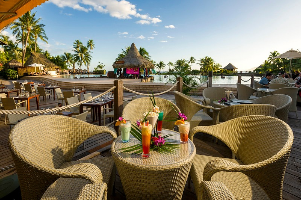 Intercontinental Tahiti Resort & Spa - Restaurant terrace