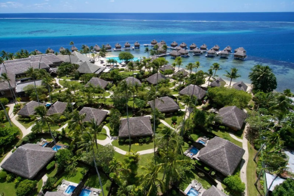 Manava Beach Resort & Spa - Moorea - Resort's aerial view