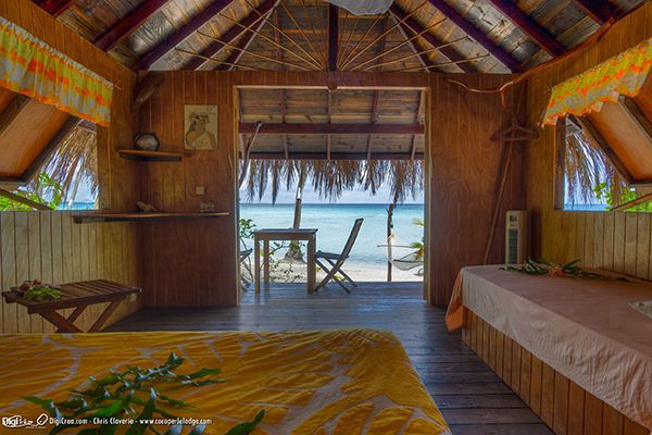 Cocoperle Lodge - Bungalow interior view