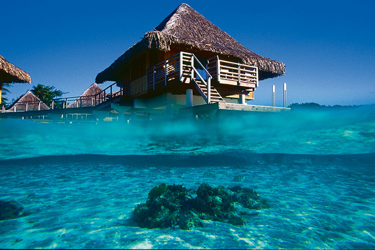 Somewhere over the Lagoon - Intercontinental Bora Bora Le Moana Resort