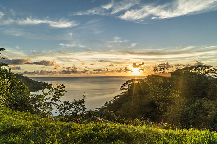 The Raromatai islands by the Sea - Raiatea